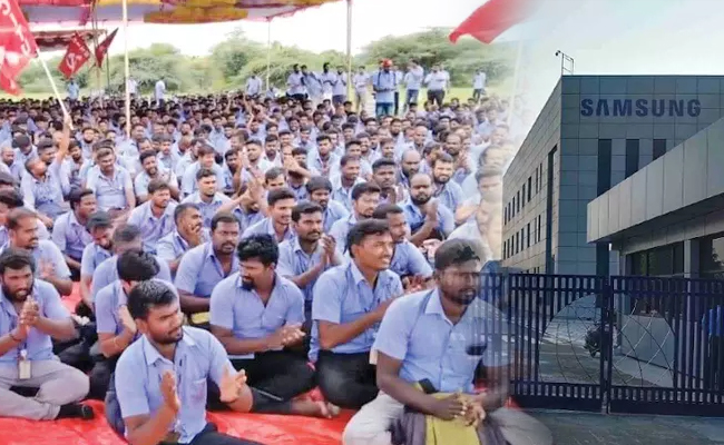 Workers at Samsung India plant in South India launches strike